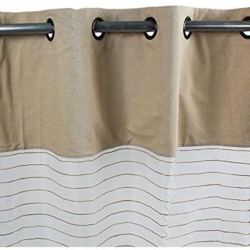 Tessuto con Petali SHAMLYNE – The Deco Factory – 110x250 cm – Lino Soia – Linee