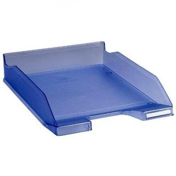Clear Ice Blue Dual Letter Tray Combo