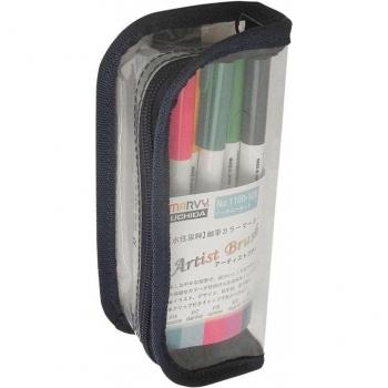 Marqueurs à eau Marvie, pinceau fin, pack de 12 couleurs