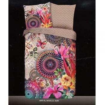 Housse de couette MAELLI fleurs exotiques