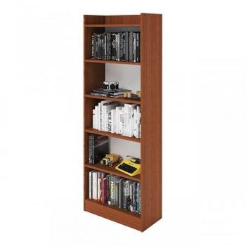 Libreria Antica Noce con 6 Ripiani H180x64x29 cm