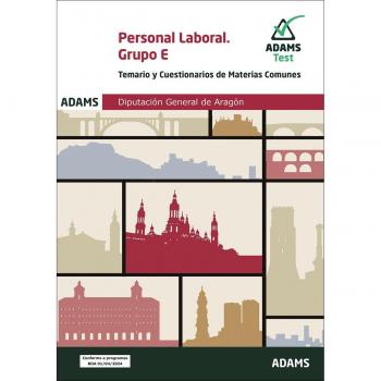 Temario y Cuestionarios Materias Comunes Personal Laboral Grupo E Diputación General de Aragón (Tapa blanda).