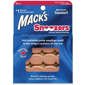 SchnarchStopper Silikon-Kuschelschutz – Mack's Snoozers, 6 Packung