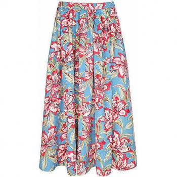 Ralph Lauren Jupe Maxi Bleu Clair Taille 42