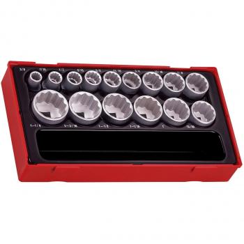 Juego de 15 vasos bihexagonales 1/2´´TENGTOOLS TT1215AF