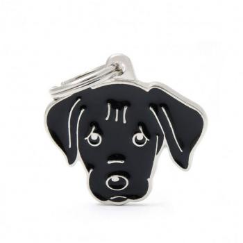 Medaglietta personalizzata per Labrador nero My Family Srl
