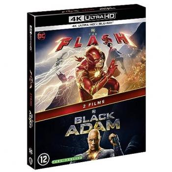 Black Adam et The Flash – Pack Combiné 4K Ultra HD Blu‑ray