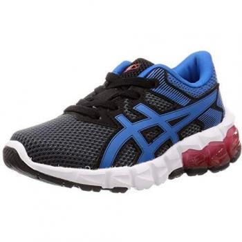 ASICS Unisex-Kind Gel-Quantum 90 2 Ps Laufschuh, Carrier Grau/Directoire Blau, 35 EU
