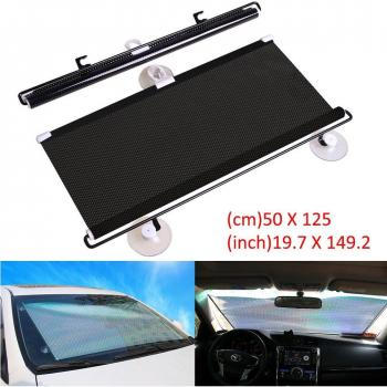 2-Color UV Protection Car Front Window Shade