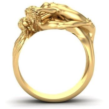 Anillo Pareja “Dorado Encanto”