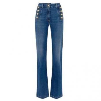 Elisabetta Franchi Dunkelblaue Jeans PJ-83D-51E2-V440