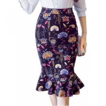 Faldas estampadas de tubo para mujer S-5XL