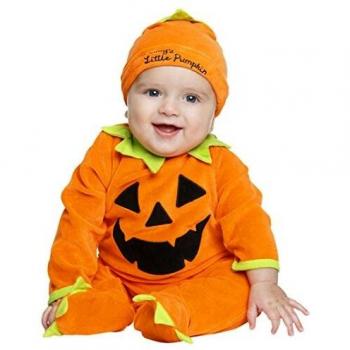 Disfraz de Halloween calabaza bebé, My Other Me, 7-12 meses