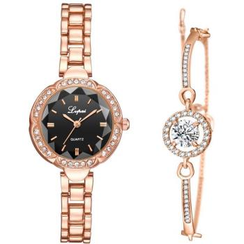 Montres de luxe pour femmes avec bracelet en strass