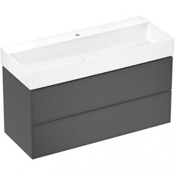 Hansgrohe Xevolos E Waschtisch 120 x 48 cm mit Hahnloch ohne Überlauf