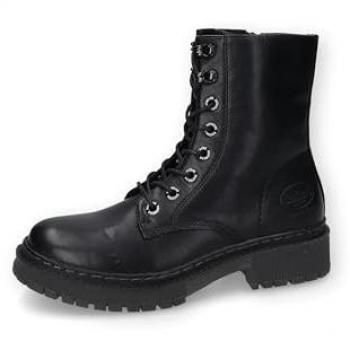 Femme Dockers Bottines Noires à Lacets