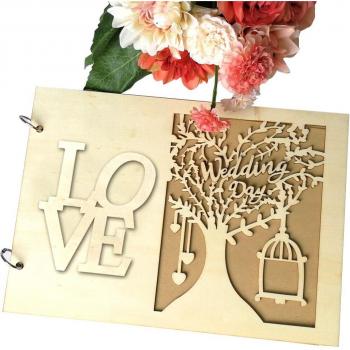 Hollow Surface Wedding Guest Book