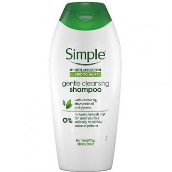 Simple Womens Bundle of Gentle Care Shampoo & Conditioner, 3 Packs of 400ml Each