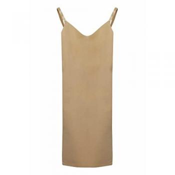 Ichi Svelte Silk Slip Dress