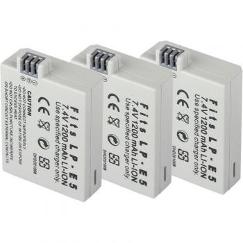 Kanon 450D/500D LP‑E5 Rebell T1i 1200 mAh