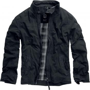 Brandit Yellowstone Men’s Weather‑Bridge Coat, Black