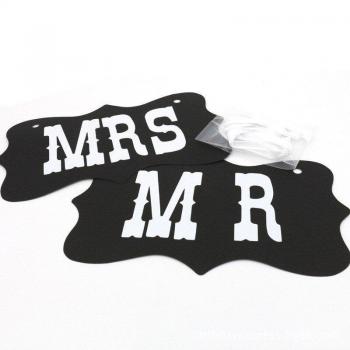 Mr & Mrs Just Married: Set Completo de Favors Fotográficos de Novia