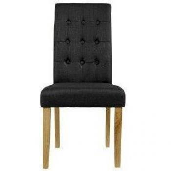 Roma Grey Upholstered Chair Set