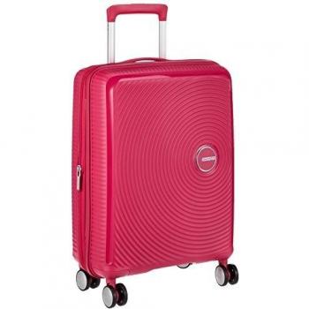 American Tourister Soundbox Spinner Expandable 55cm 35.5/41L 2.6KG Lightning Pink
