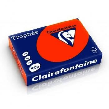 Clairefontaine A4 Gekleurd Kardinaalrood papier 160 g – 250 velden