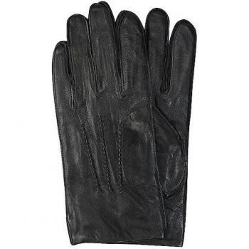 JOOP! Klassische schwarze Handschuhe aus Schafsleder, XL