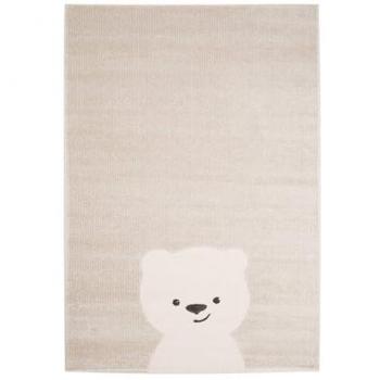 Sweeek CreaBeige: Piccolo Tappeto con Orsetto