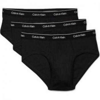 Calvin Klein Unterwäsche Slip – 3er-Pack, XL, Männer, Schwarz