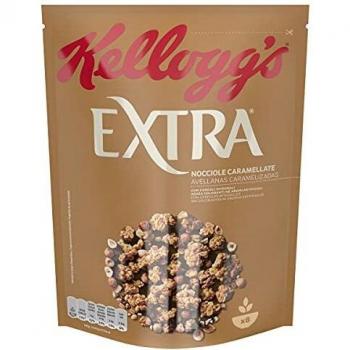 Kellogg's Cereali Extra Nocciole Caramellate 375 g