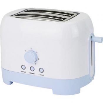 2 Slice Electric Toaster Stainless Steel for Home Use (EU Plug)