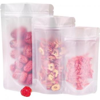 Sacs alimentaires transparents auto-supportants