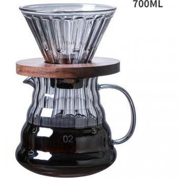 Smoke Gray V60 Coffee Funnel Set