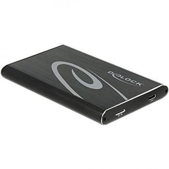 Carcasa DeLOCK 42586 3.1 Gen 2, SSD/HDD, colore nero