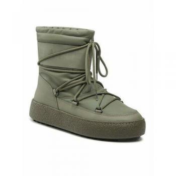 Moon Boot Mtrack Tube Khaki Snow Shoes UK 9