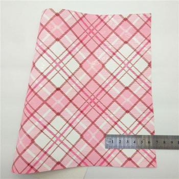 Tartan Perlado Piel Sintética
