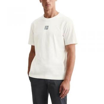 Marc O'Polo T-Shirt, quadratisches Logo mittig