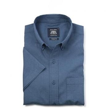 Savile Row Classic Linen Cotton Short Sleeve Shirt