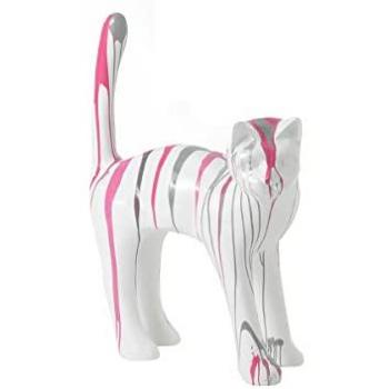 Chat en Résine Rose Trash H 115 cm