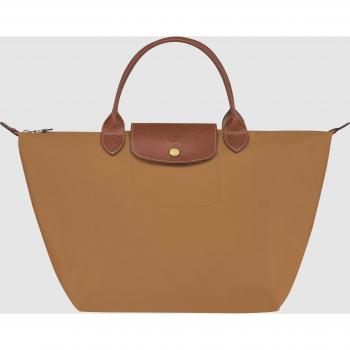 Longchamp's Le Pliage Large Shopper in Recycled Nylon and Leather