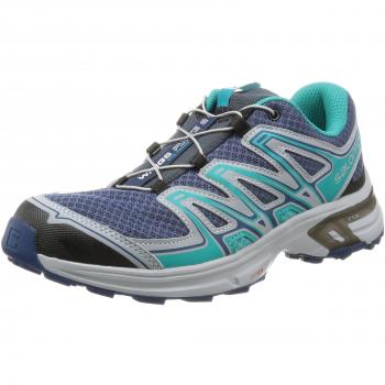 Women's TrailFlyte 2 – Salomon Wings, Slate/Light Onix, Teal Blue front, 6.5 US B