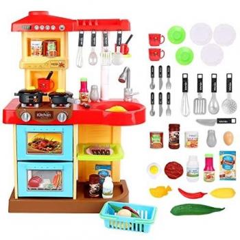 Cuisine deAO Jouet avec Accessoires Rouges