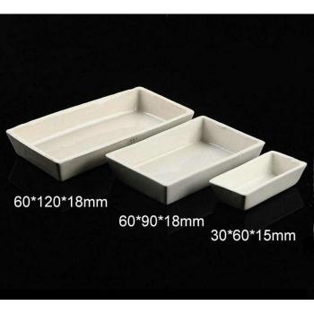 10PCS Ceramic Cupel Boats for Lab Use
