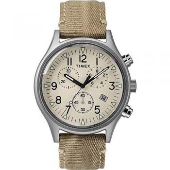 Timex Reloj Analógico con Correa de Tela