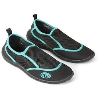 Lightweight Cove Marine Front‑Strap Women’s Aquashoe – Black