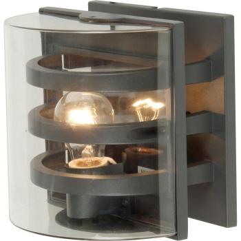 Delta Outdoor Licht Eco Light – moderne Wandleuchte, E27, IP54, anthrazit