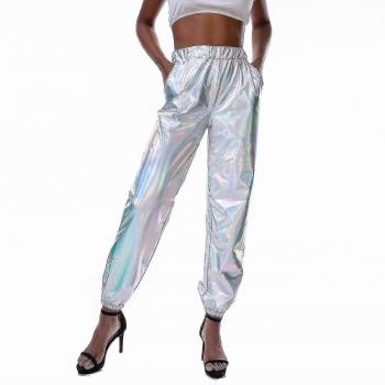 Pantalones Shiny Streetwear Blancos Shun